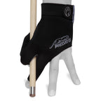 Predator Billiard Glove for Left Hand Black w/Grey Logo S/M