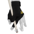 Predator Billiard Glove for Left Hand Black w/Yellow Logo XXL