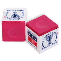 Silver Cup Billiard Chalk Red 12 pcs