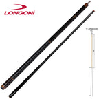 Longoni Niels Feijen Sparkle Pool Cue w/Luna Nera Shaft Linen Wrap