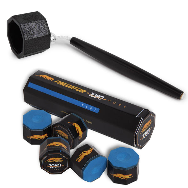 OKKO Octagon Pocket Chalker Black w/Predator Chalk