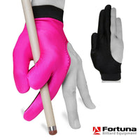 Fortuna Billiard Glove Classic Pink/Black M/L