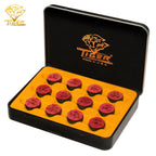 Tiger Emerald Cue Tip Ø14mm Medium/Hard 1 pc
