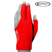 Kamui Billiard Glove QuickDry for Left Hand Red M