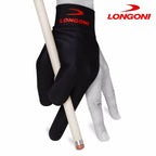 Longoni Billiard Glove for Left Hand Black