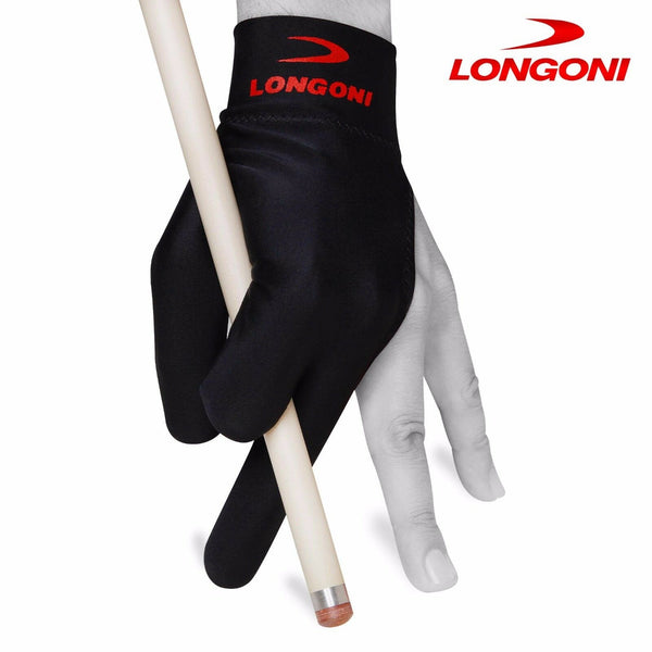 Longoni Billiard Glove for Left Hand Black