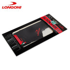 Longoni Billiard Glove Black Fire 3.0 for Right Hand XXL