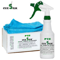 Cue Silk PTC Pool Table Cleaner 16 oz w/Microfiber cloth