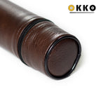 OKKO Billiard Hard Round Case Dark Brown 1x1