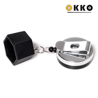 OKKO Retractable Hexagon 8-Ball Chalker w/Belt Clip Black