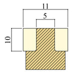 Longoni JBR Ferrule D11 d5 h10 Carom
