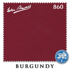 7 ft Simonis 860 Burgundy Pool Table Cloth with 6 Pre-Cut Rails