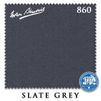 7 ft Simonis 860 Slate Grey Pool Table Cloth with 6 Pre-Cut Rails