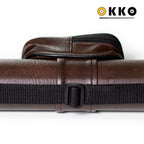 OKKO Billiard Hard Round Case Dark Brown 1x1