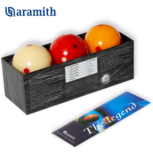 Billes Super Aramith Pro Cup 61,5 mm Carambole Billes Super Aramith Pro Cup 61,5 mm Carambole