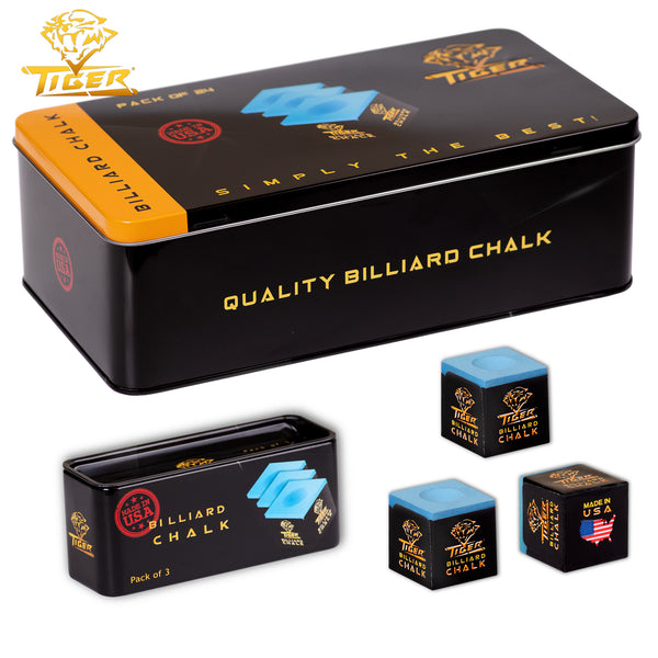 Tiger Billiard Chalk Blue 72 pcs 1 case