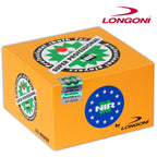Longoni NIR Super Professional Billiard Chalk Blue 75 pcs 1 case