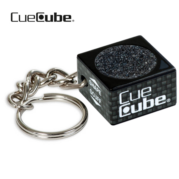 Cue Cube Tip Tool 2 in 1 w/keychain Black