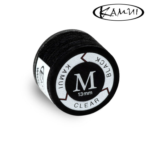 Kamui Clear Black Cue Tip Ø13mm Medium