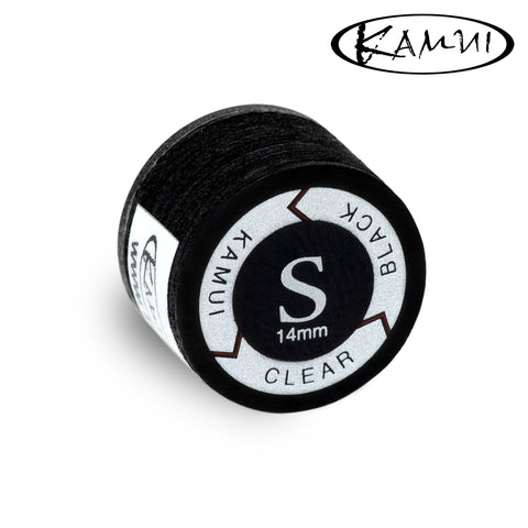 Kamui Clear Black Cue Tip Ø14mm Soft