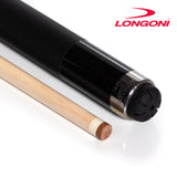 Longoni Crystal Fox Carom Cue w/E71 Maple Shaft Leather Wrap