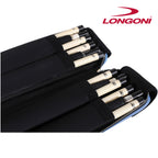 Longoni Giotto Oceano Luxury Leather Cue Case 4 x 8