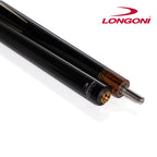 Longoni Niels Feijen Flames Curly Pool Cue w/Luna Nera Shaft
