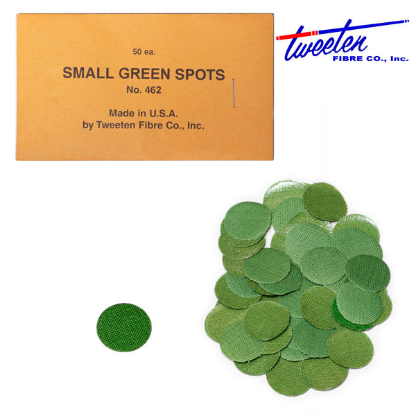 Tweeten Small Green Spots 1/2" 50 pcs