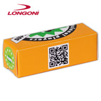 Longoni NIR Super Professional Billiard Chalk Green 75 pcs 1 case