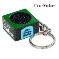 Cue Cube Tip Tool 2 in 1 w/keychain Green