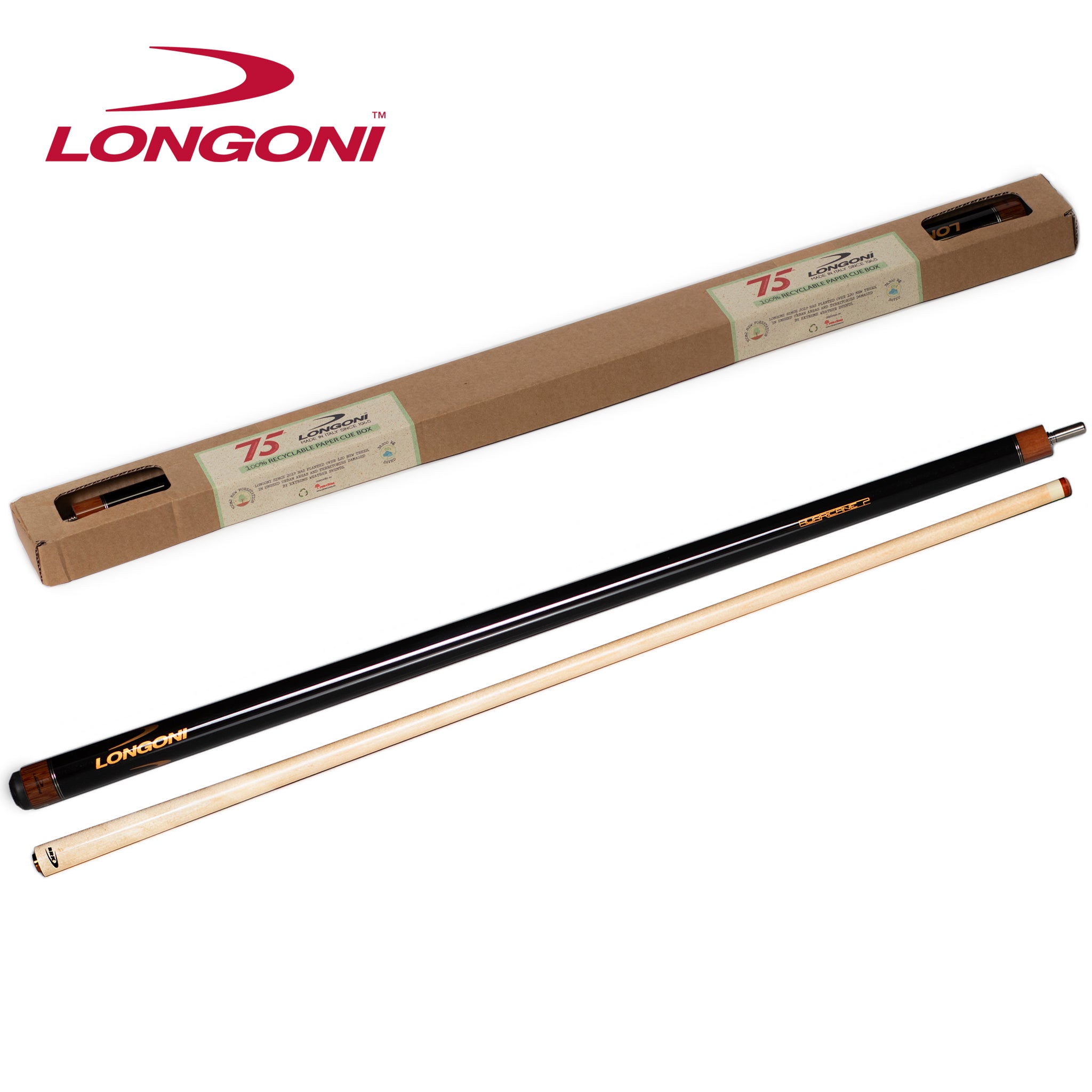 Longoni Hurricane 2 Pool Break Cue w/Maple Shaft – Billiard City