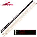 Longoni Inspiration Carom Cue w/2 E71 Maple Shafts