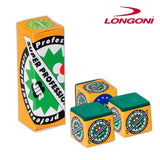 Longoni NIR Super Professional Billiard Chalk Green 75 pcs 1 case