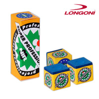 Longoni NIR Super Professional Billiard Chalk Blue 75 pcs 1 case