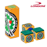 Longoni NIR Super Professional Billiard Chalk Green 3 pcs