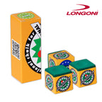 Longoni NIR Super Professional Billiard Chalk Green 75 pcs 1 case