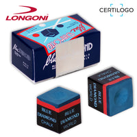 Longoni Blue Diamond Billiard Chalk 50 pcs 1 case