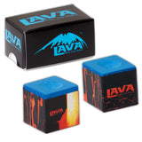 Lava Billiard Chalk Blue 32 pcs 1 case