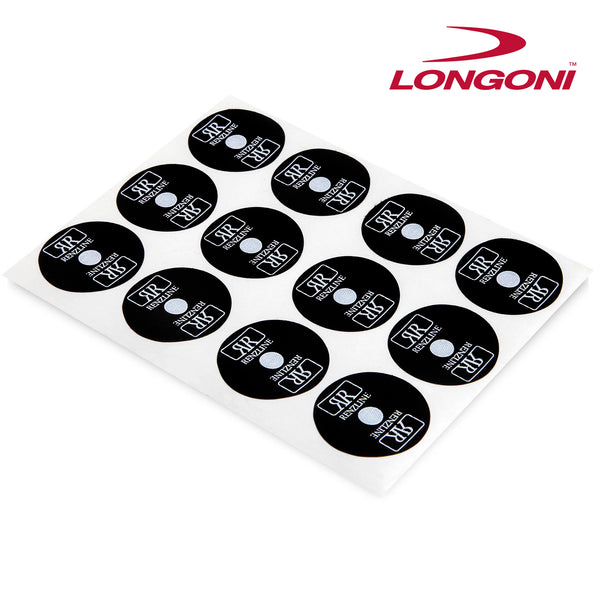 Tweeten Tefco Master Billiard Table Spots – 12 Pack, 1 1/4 Inch, Black – For Pool, Snooker, Carom Tables