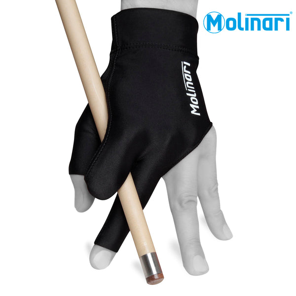 Molinari Billiard Glove for Left Hand Black Small