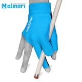 Molinari Billiard Glove for Right Hand Cyan Regular