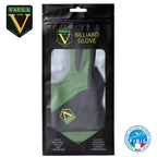 Vaula Pro Billiard Glove for Left Hand Green XL