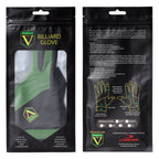 Vaula Pro Billiard Glove for Right Hand Green S