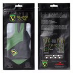 Vaula Pro Billiard Glove for Left Hand Green S