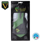 Vaula Pro Billiard Glove for Right Hand Green L