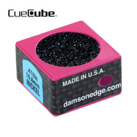 Cue Cube Tip Tool 2 in 1 Nickel Radius (.418") Pink