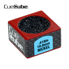 Cue Cube Tip Tool 2 in 1 Nickel Radius (.418") Red
