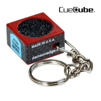 Cue Cube Tip Tool 2 in 1 w/keychain Red