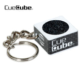 Cue Cube Tip Tool 2 in 1 w/keychain White