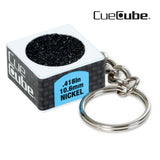 Cue Cube Tip Tool 2 in 1 w/keychain White
